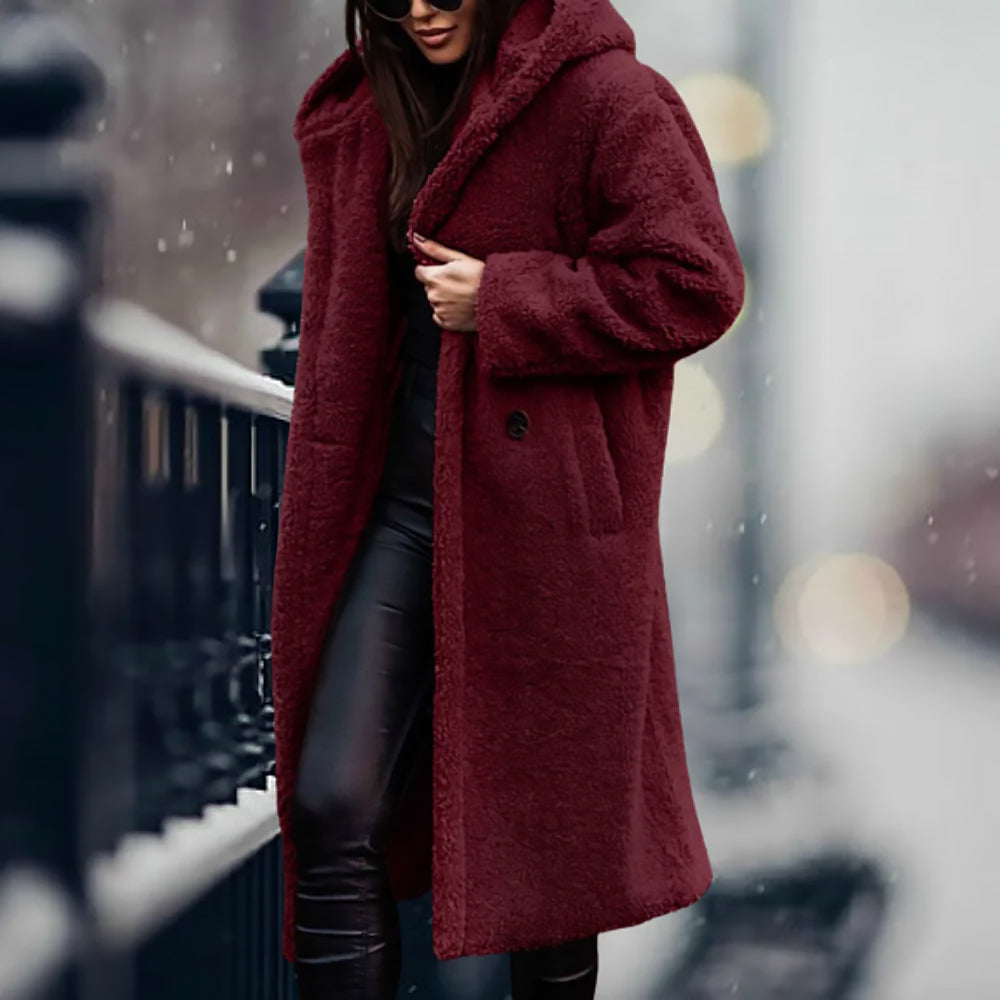 Ladies Loose Winter Coat | Long Fit