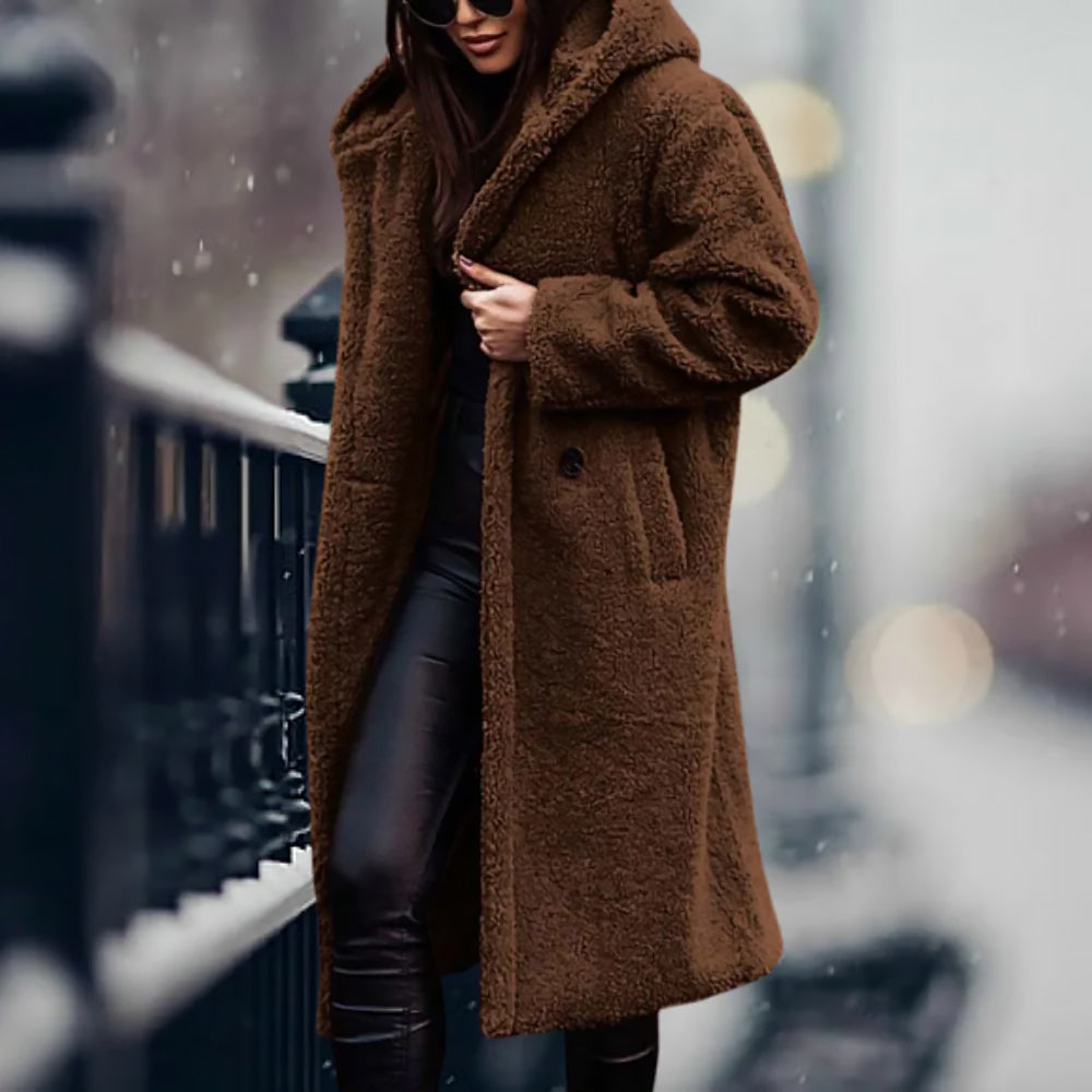 Ladies Loose Winter Coat | Long Fit