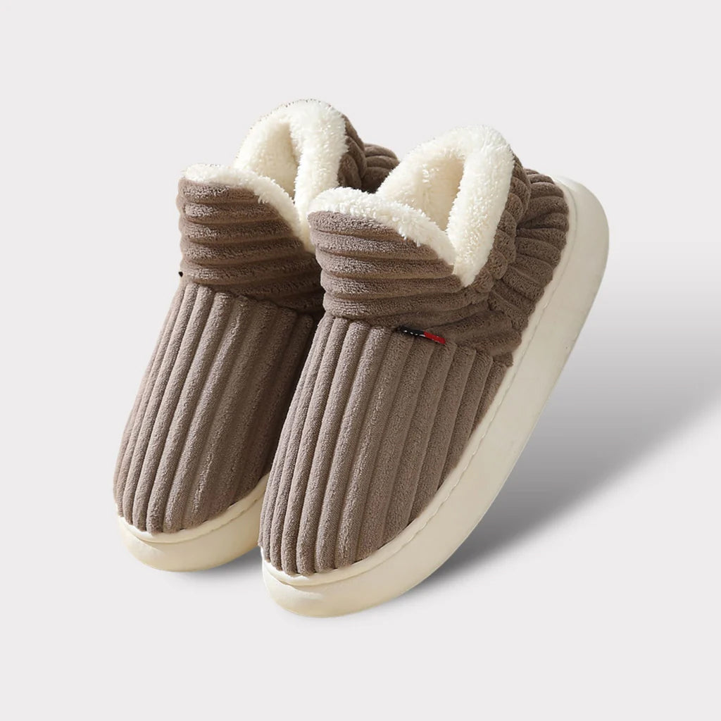 Ladies Lined Slippers | Comfy Sole