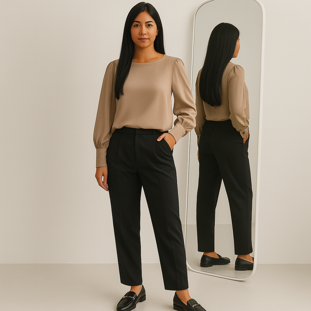 Ladies Long Sleeve Blouse | Classic Cut
