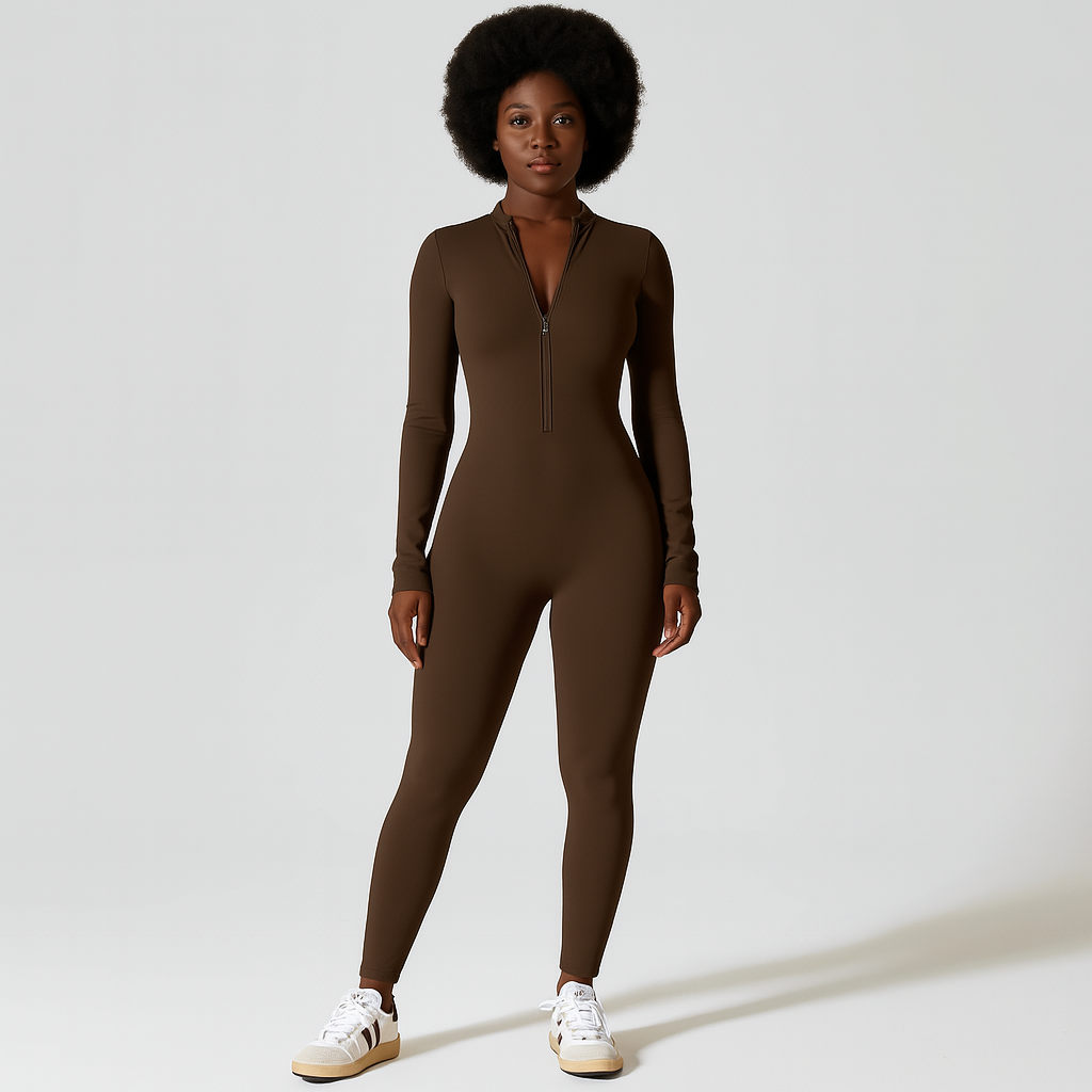 Ladies Fitted Bodysuit | With Zipper
