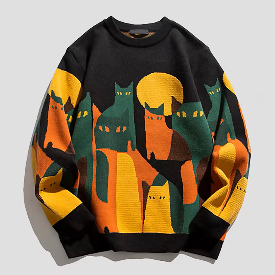 Women Graphic Print Sweater | Relaxed Shape