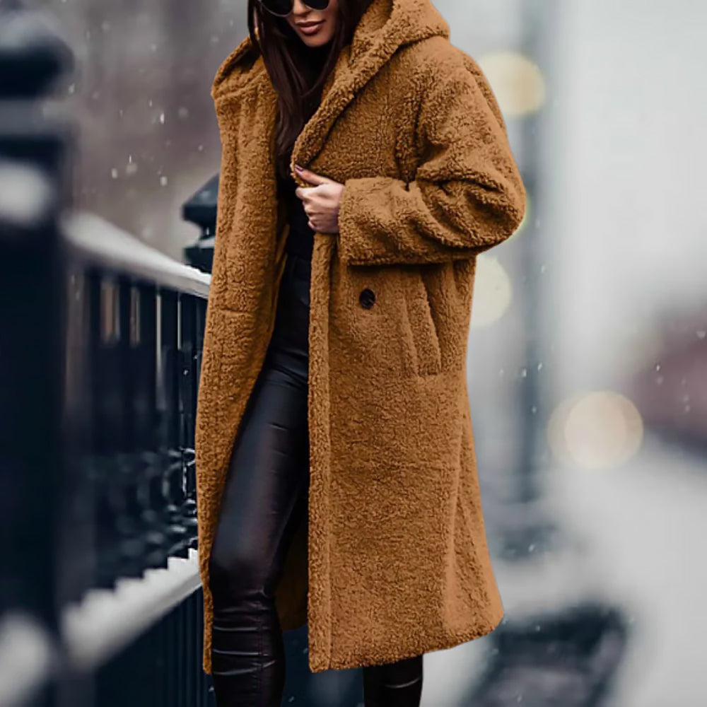 Ladies Loose Winter Coat | Long Fit