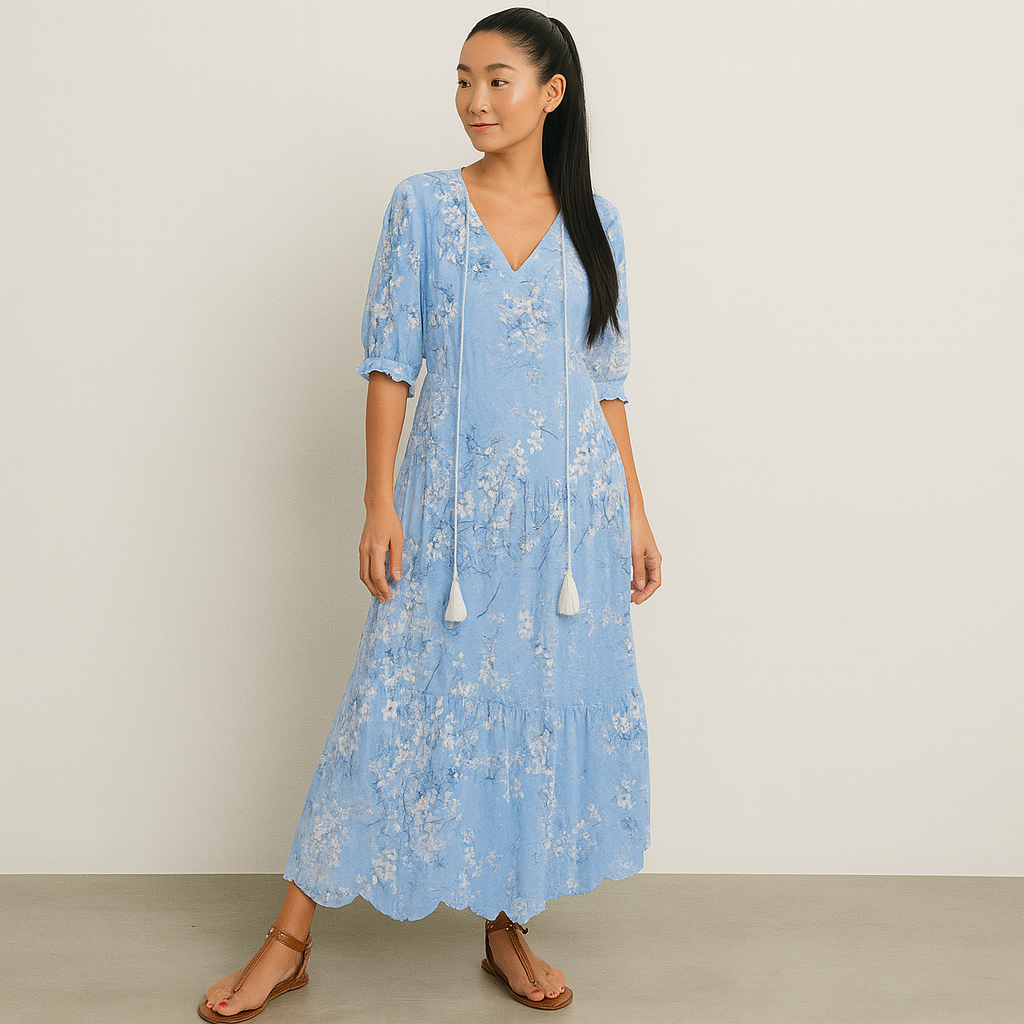 Women's Printed Summer Dress | Loose Fit