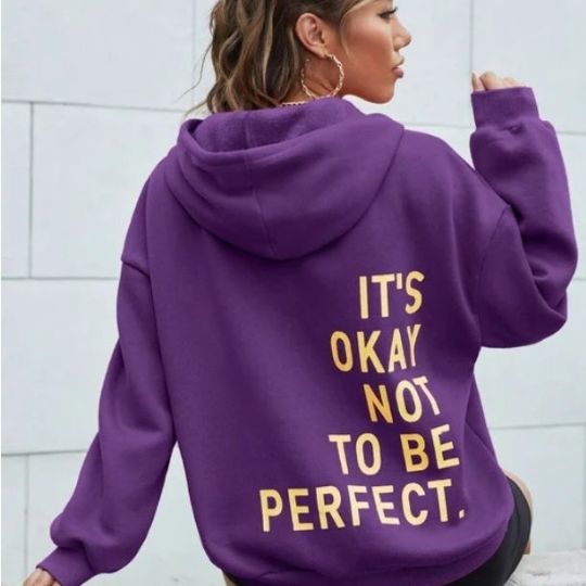 Jumper | Women Printed Hoodie Jumper | Casual Pullover