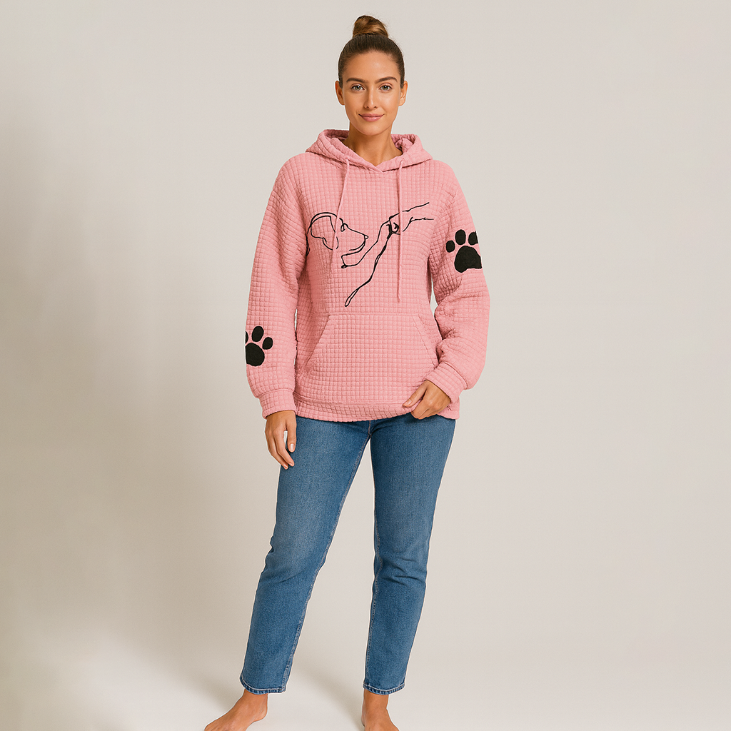 Ladies Printed Hoodie | Relaxed Fit