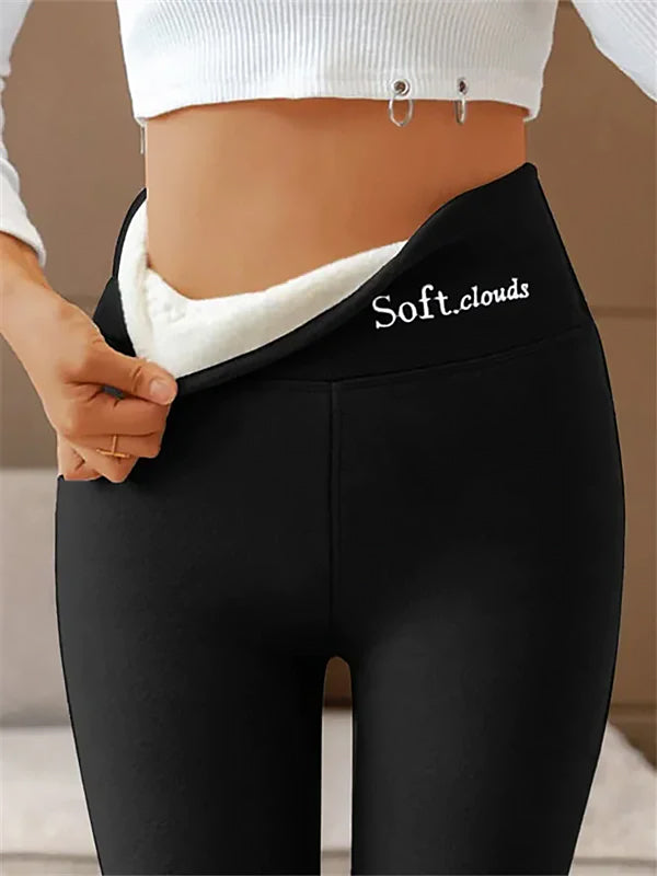 Ladies Fleece Lined Leggings | High Waist