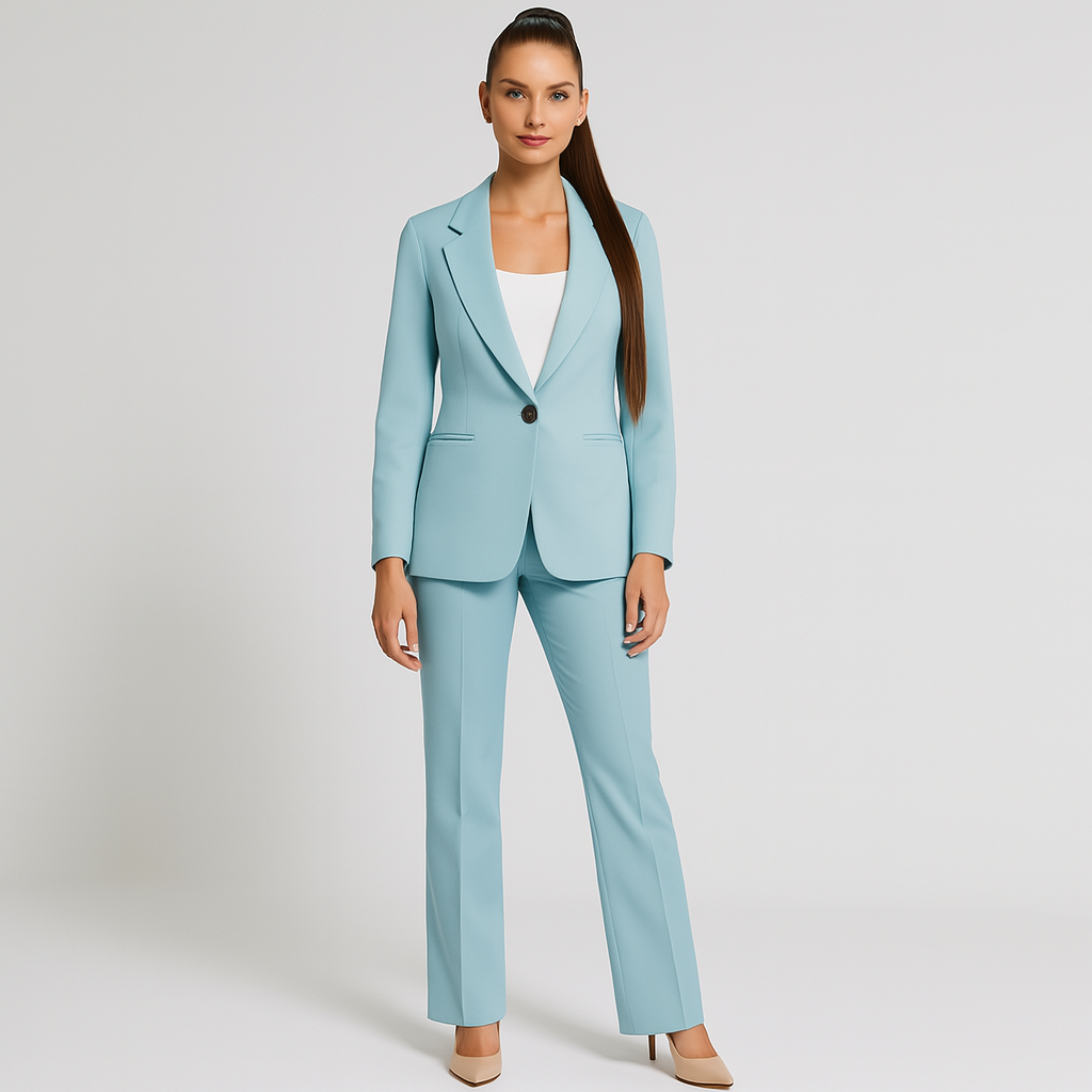 Ladies Tailored Pantsuit | Slim Fit