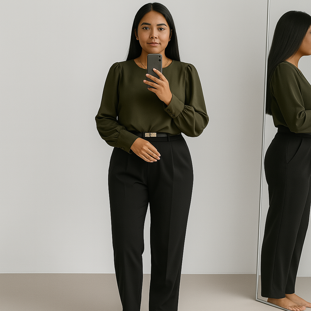 Ladies Long Sleeve Blouse | Classic Cut