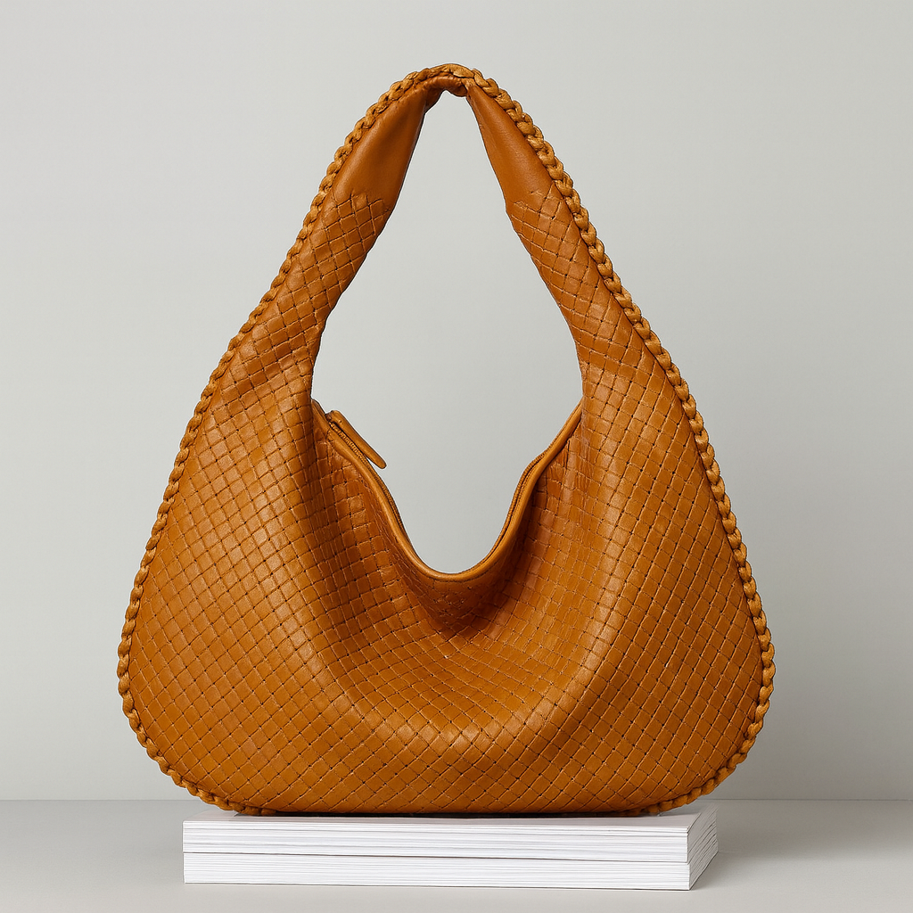 Ladies Woven Shoulder Bag | Spacious Structure