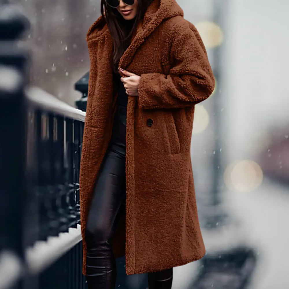 Ladies Loose Winter Coat | Long Fit