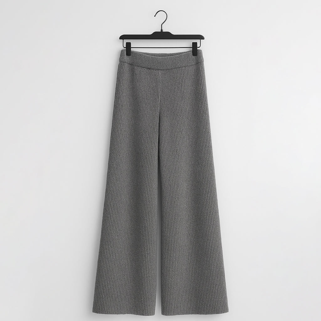 Ladies Wide Leg Trousers Suit | Three Piece Outfit