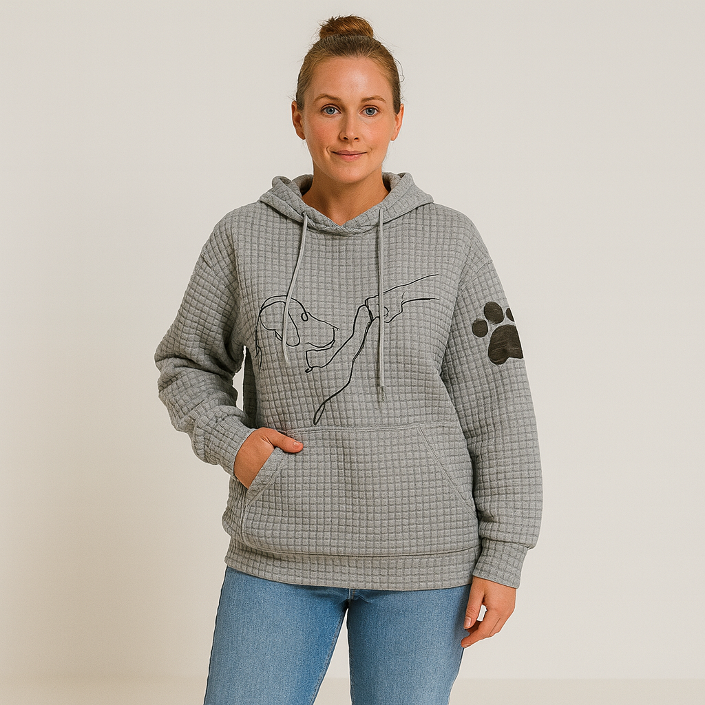 Ladies Printed Hoodie | Relaxed Fit