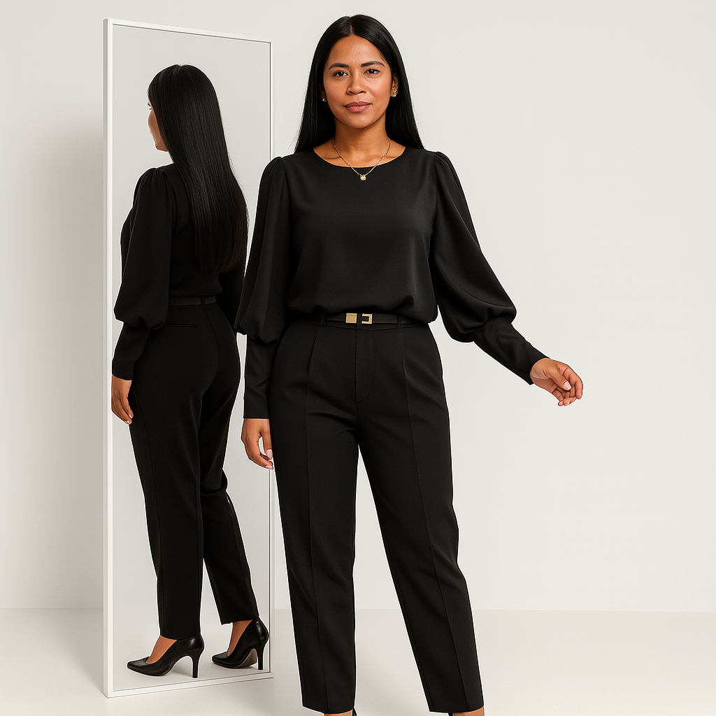 Ladies Long Sleeve Blouse | Classic Cut