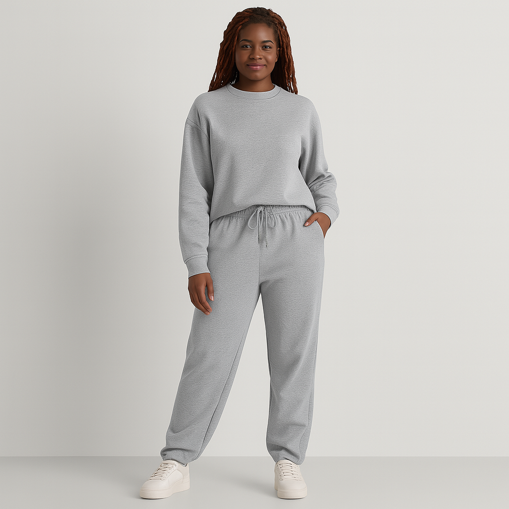 Ladies Wide-Leg Joggers | Elastic Waist