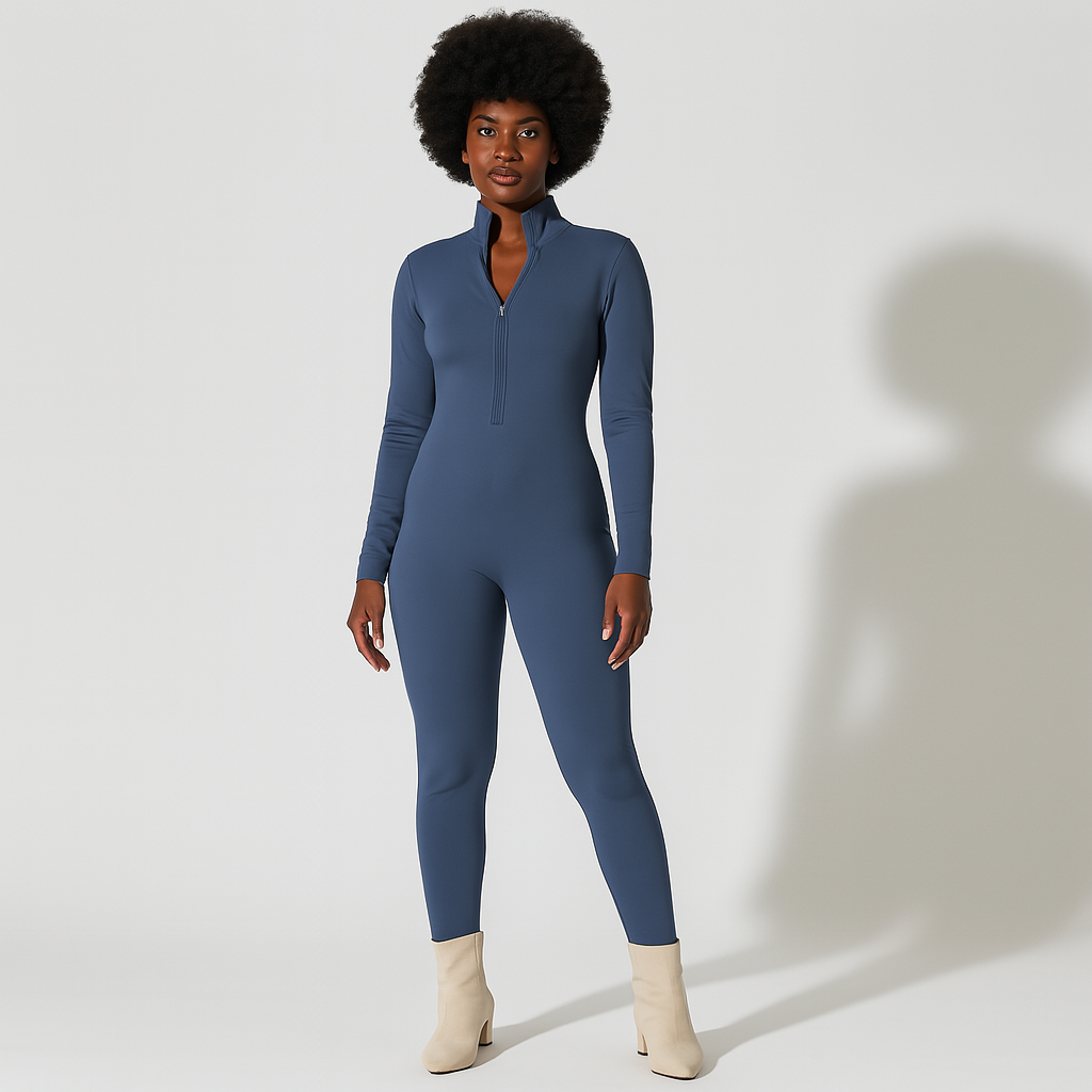 Ladies Fitted Bodysuit | With Zipper