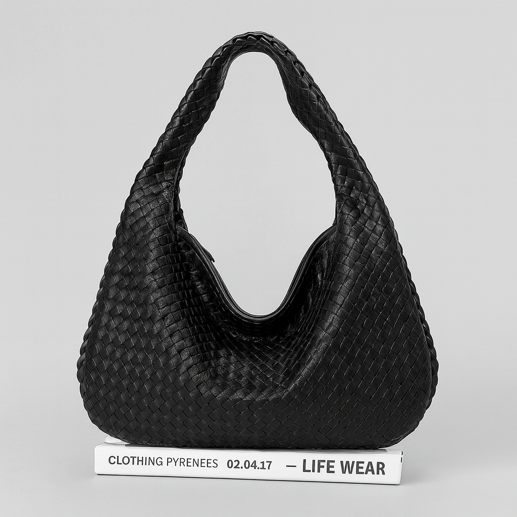 Ladies Woven Shoulder Bag | Spacious Structure