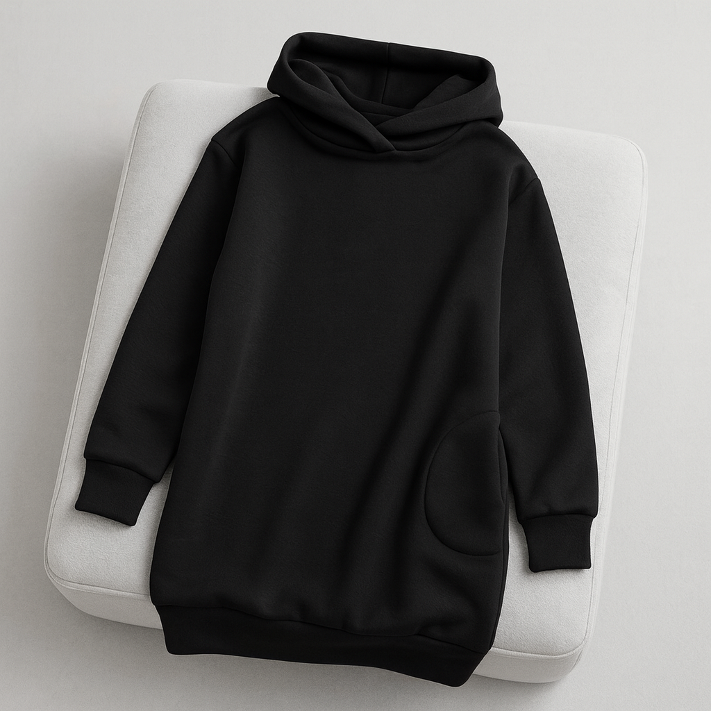 Ladies Sporty Hoodie Dress | Relaxed Silhouette