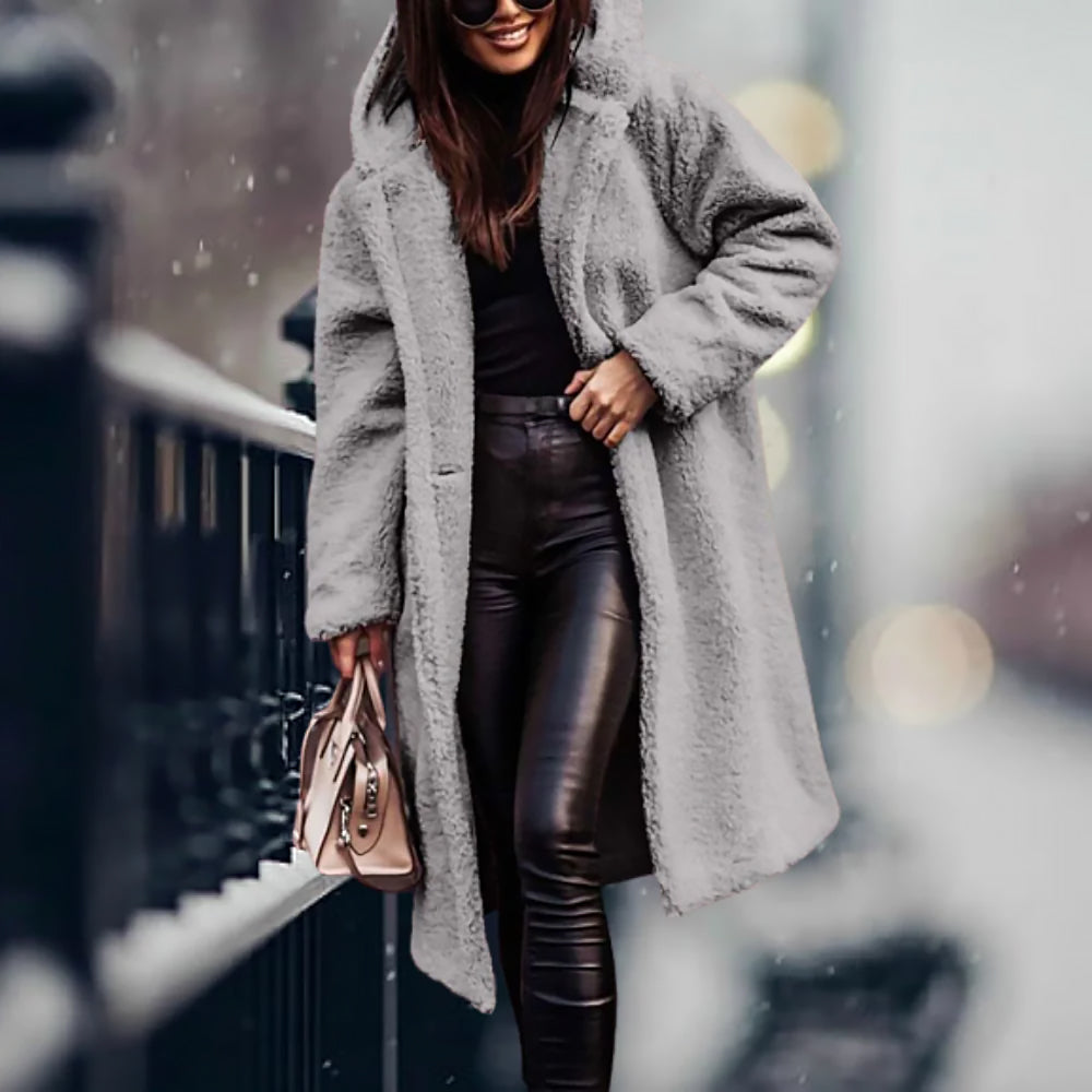 Ladies Loose Winter Coat | Long Fit