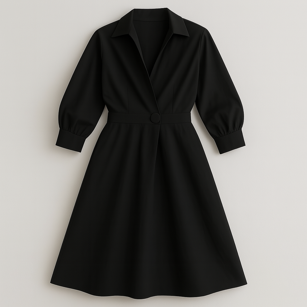 Women's Wrap Style Maxi Dress | Fitted Flared