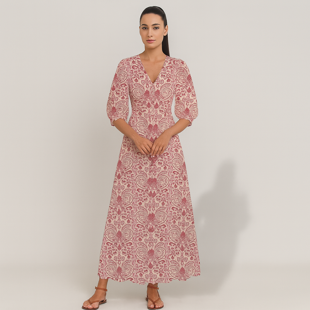 Women's Printed Summer Dress | Loose Fit