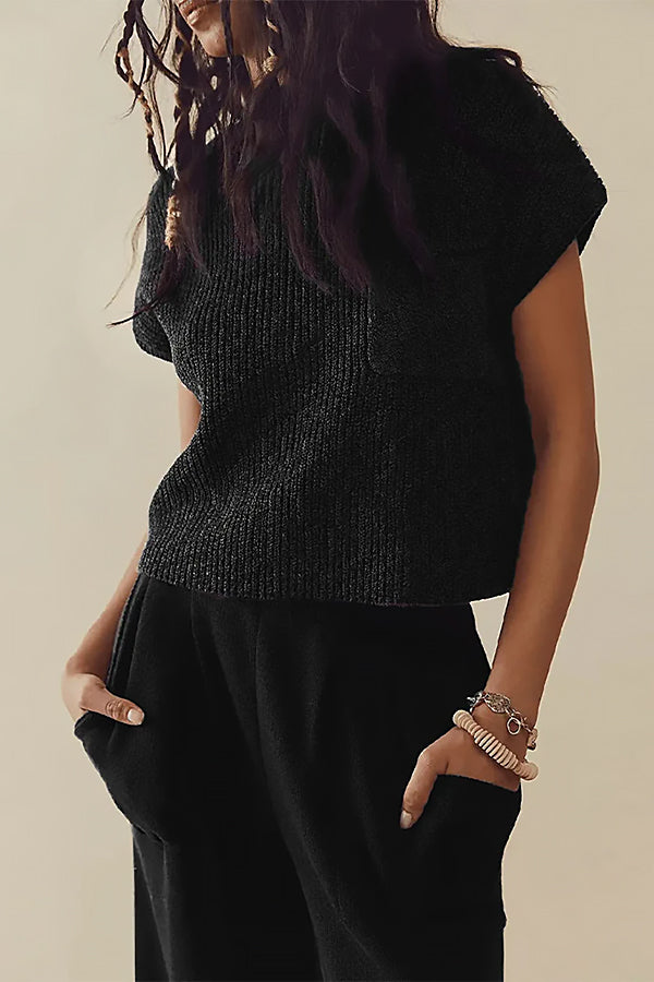 Ladies Sleeveless Lounge Set | Wide Leg