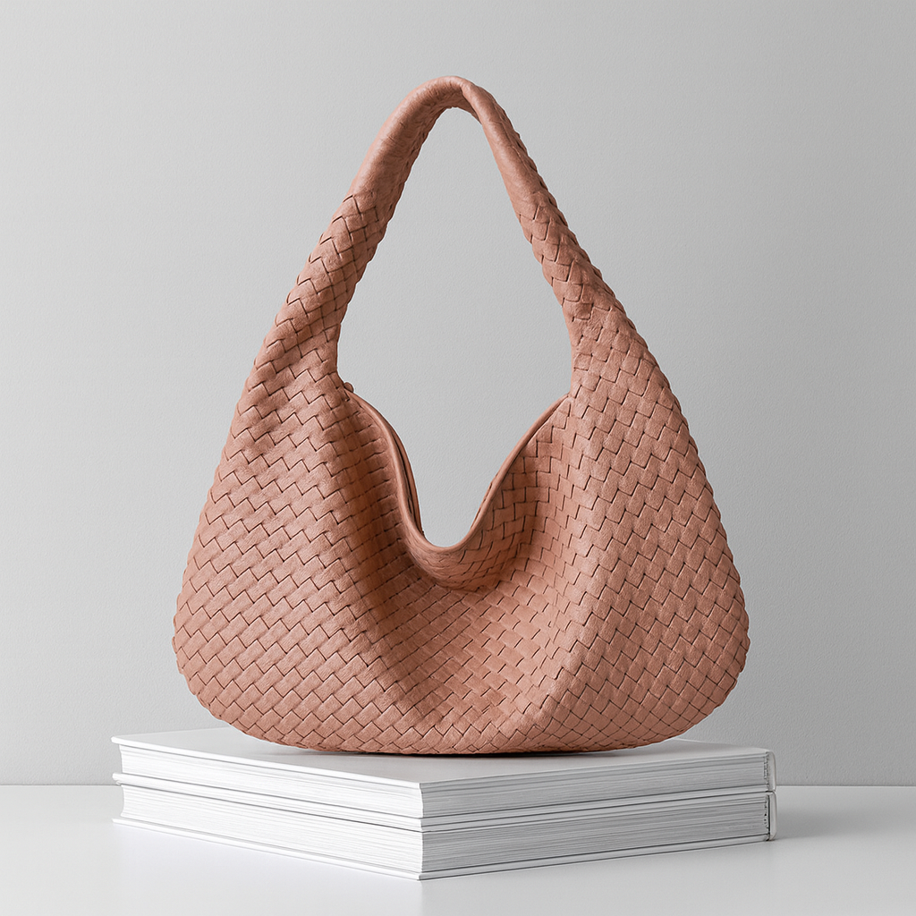 Ladies Woven Shoulder Bag | Spacious Structure