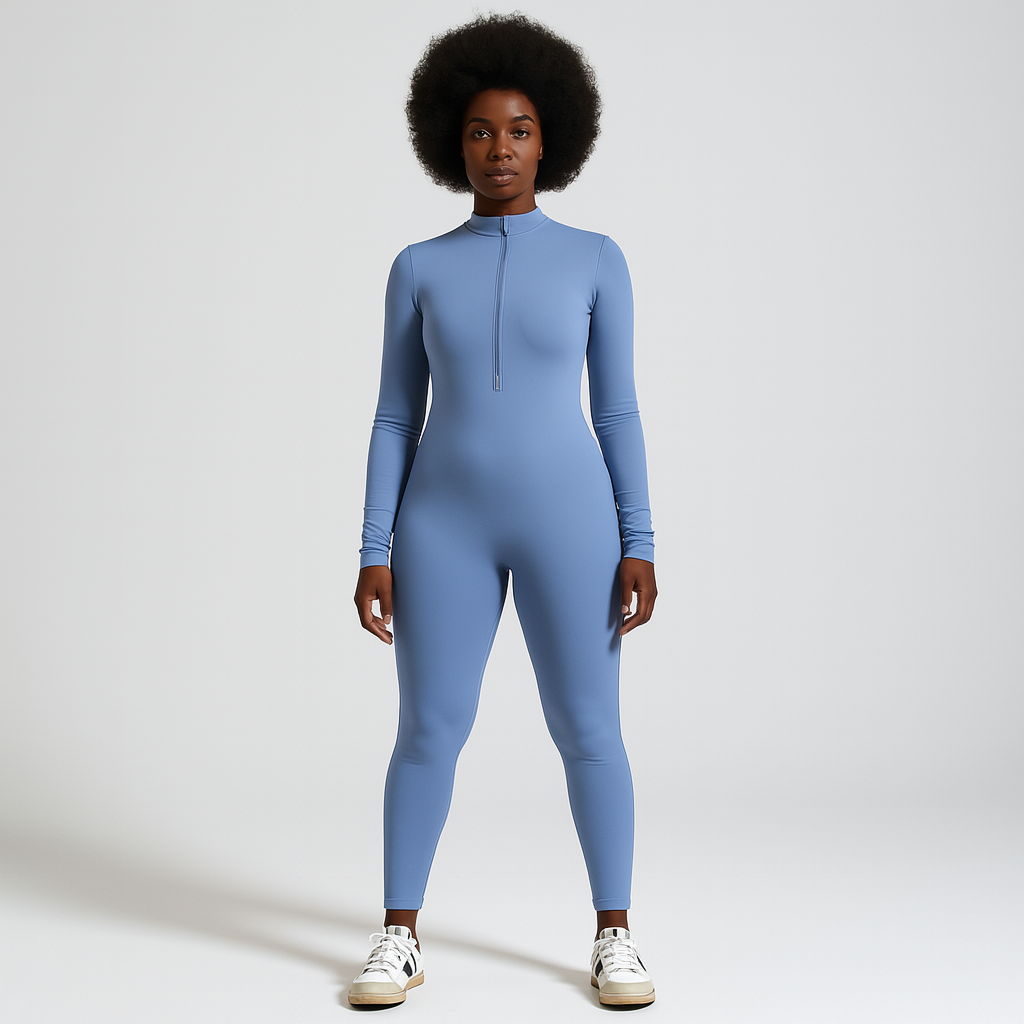 Ladies Fitted Bodysuit | With Zipper