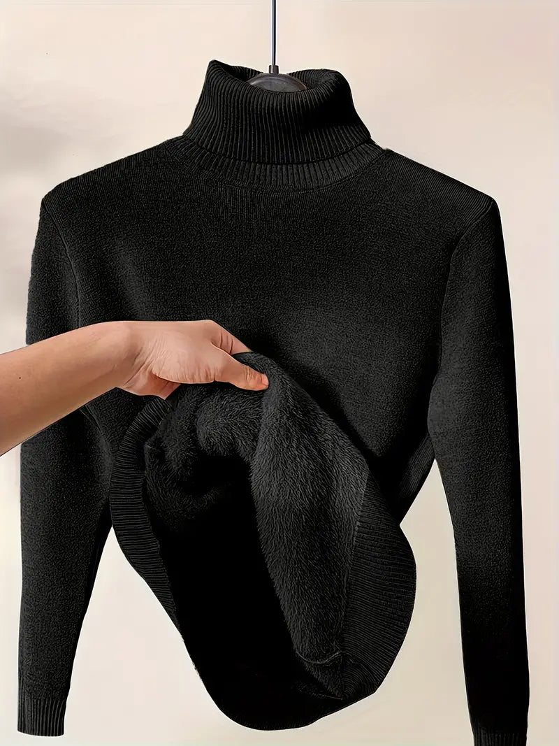 Women Thermal Turtleneck Jumper | Long Sleeve