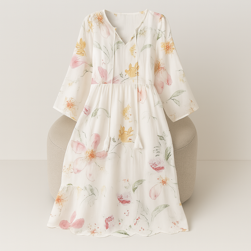 Women's Printed Summer Dress | Loose Fit