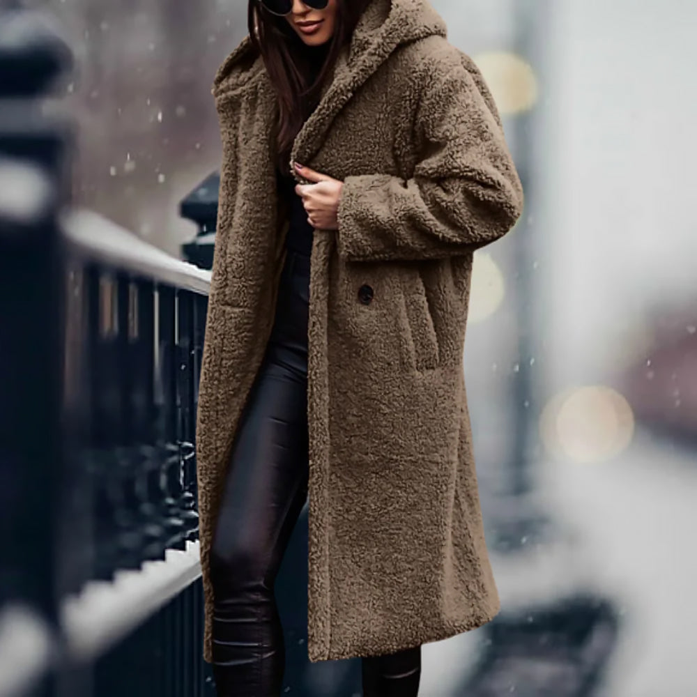 Ladies Loose Winter Coat | Long Fit