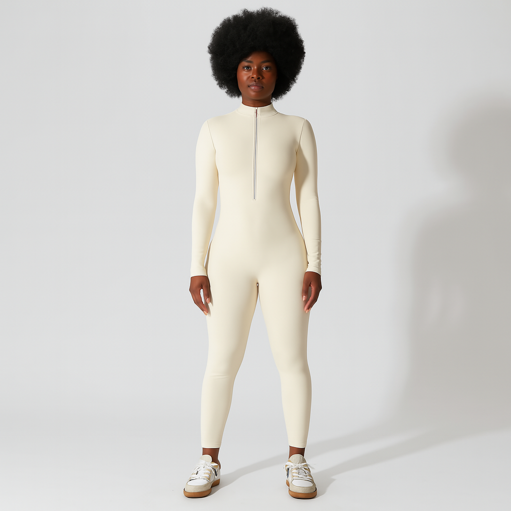 Ladies Fitted Bodysuit | With Zipper