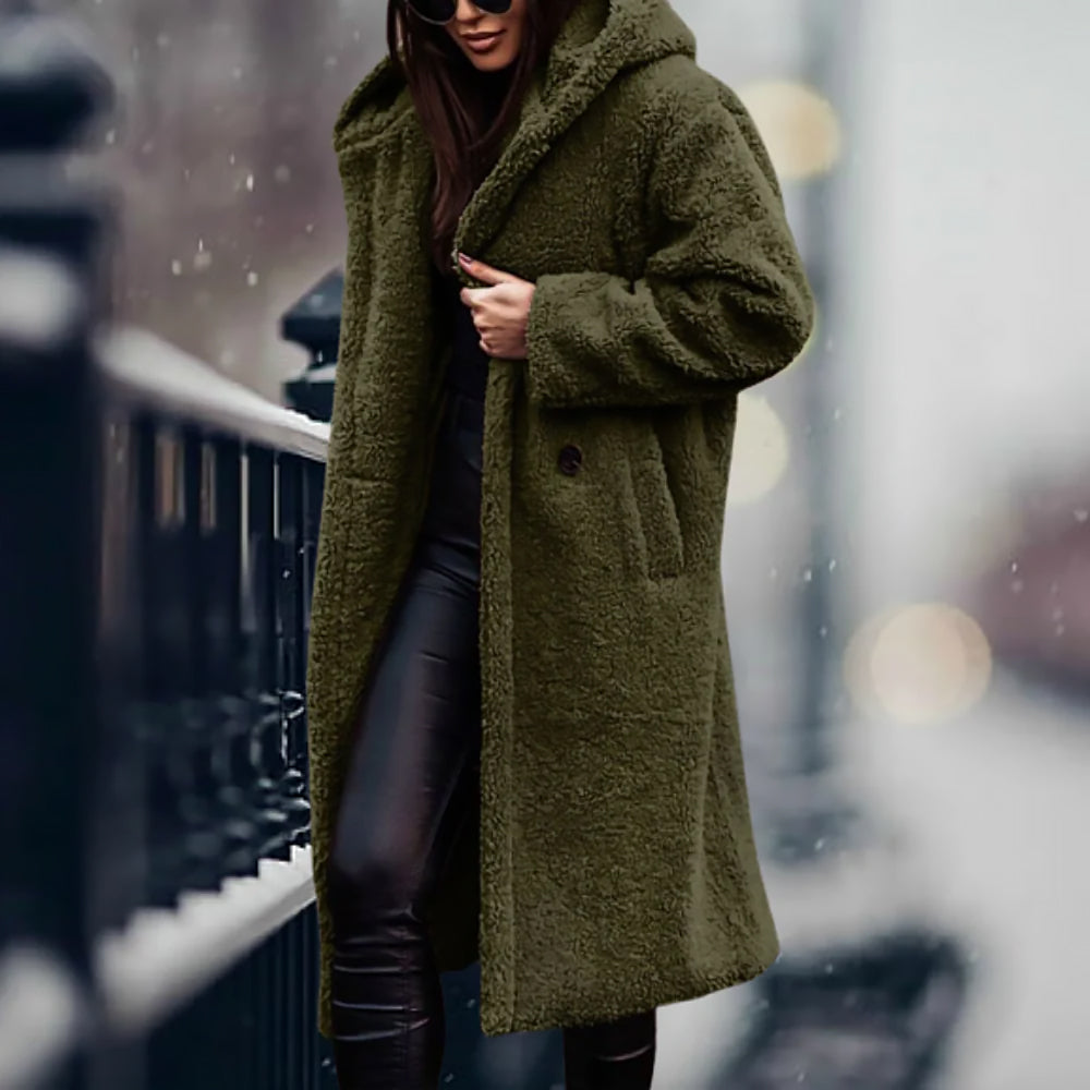 Ladies Loose Winter Coat | Long Fit