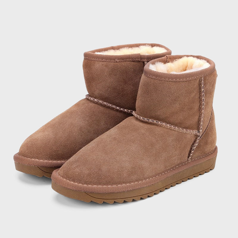 Ladies Lined Winter Boots | Durable Grip Sole