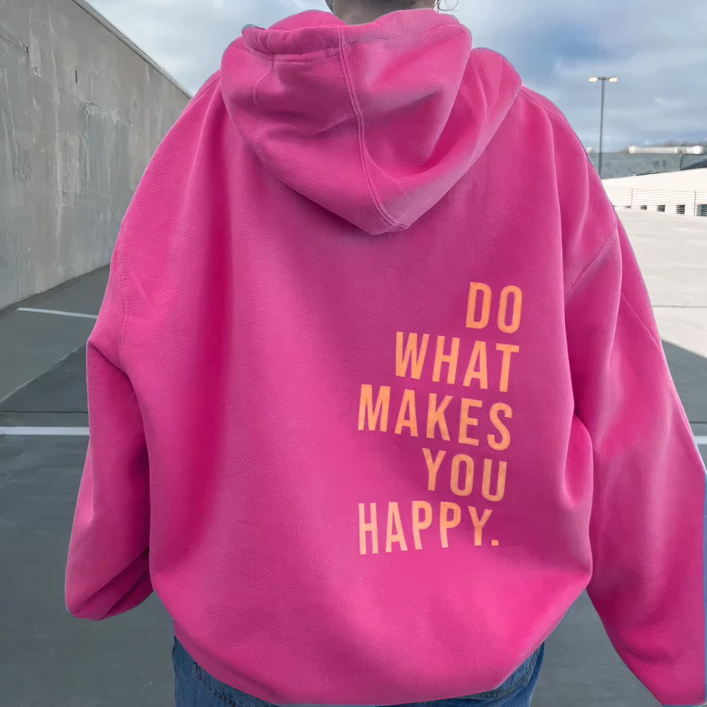 Women Oversized Hoodie | Motivational Print