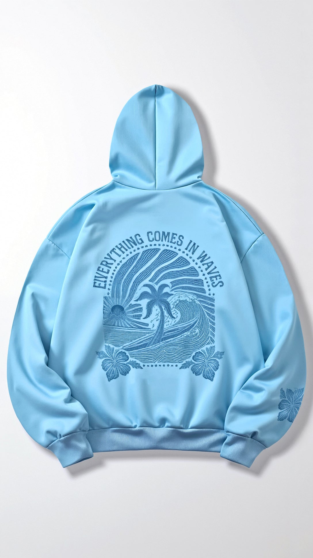 Ladies Embroidered Hoodie | Oversized Back Design