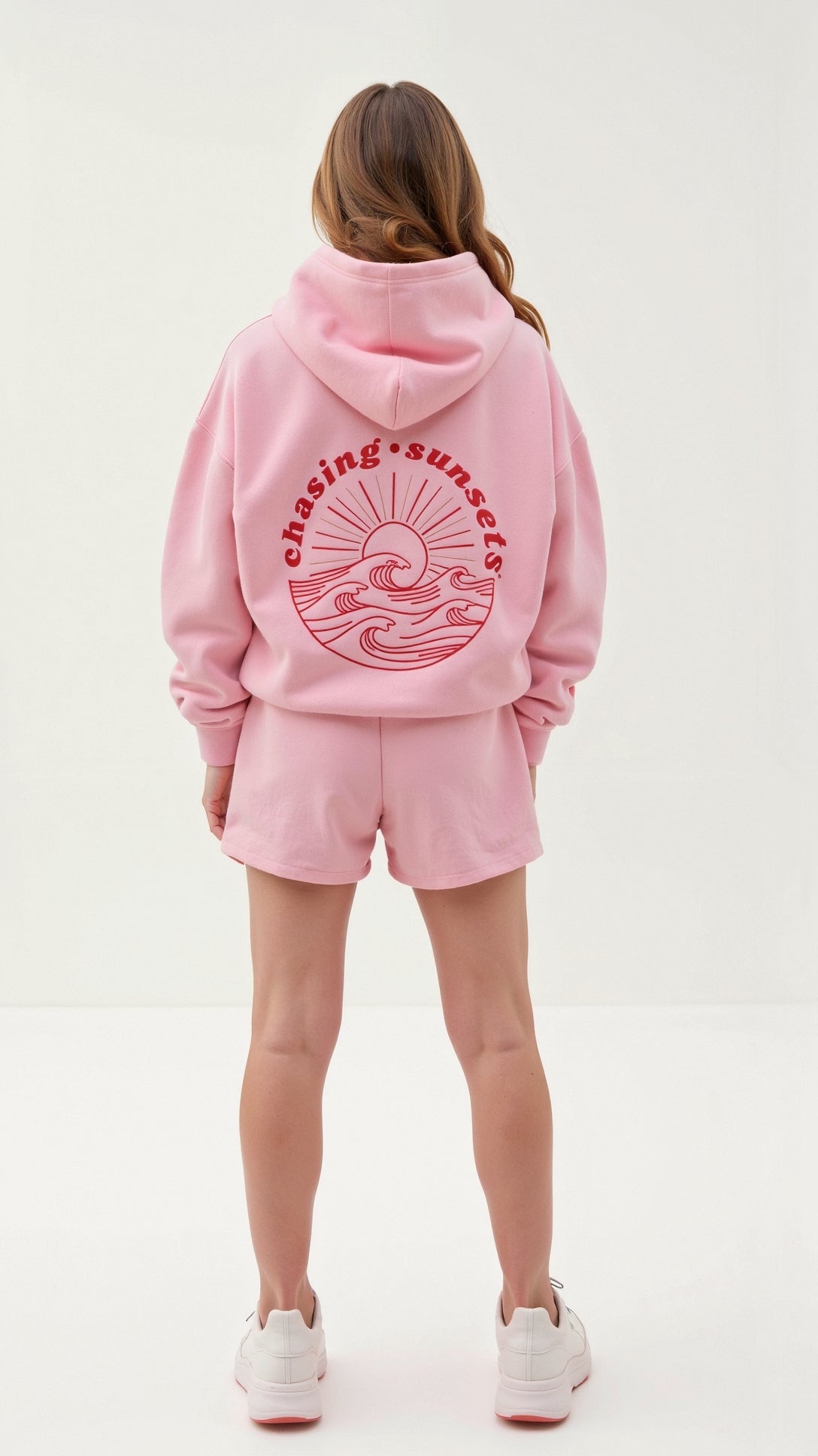 Ladies Embroidered Hoodie | Oversized Back Design