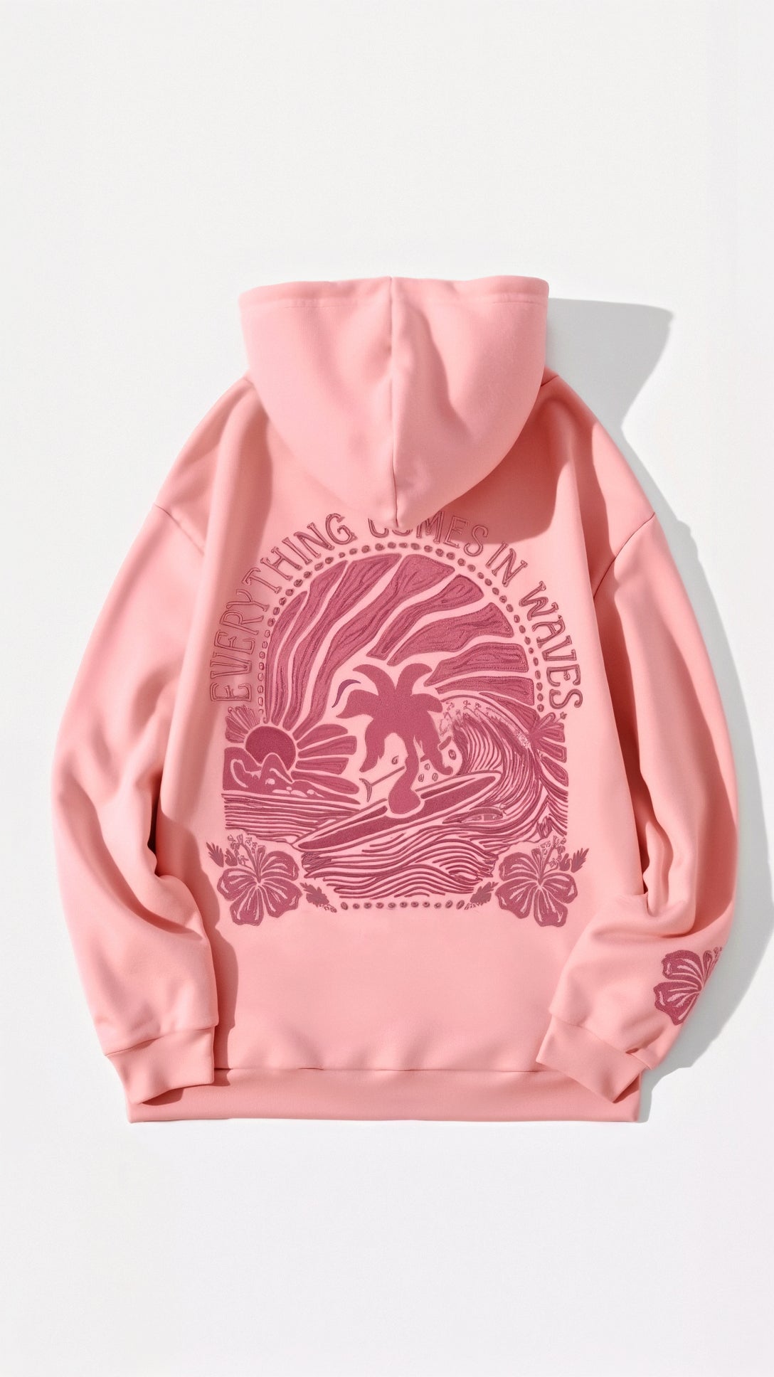 Ladies Embroidered Hoodie | Oversized Back Design