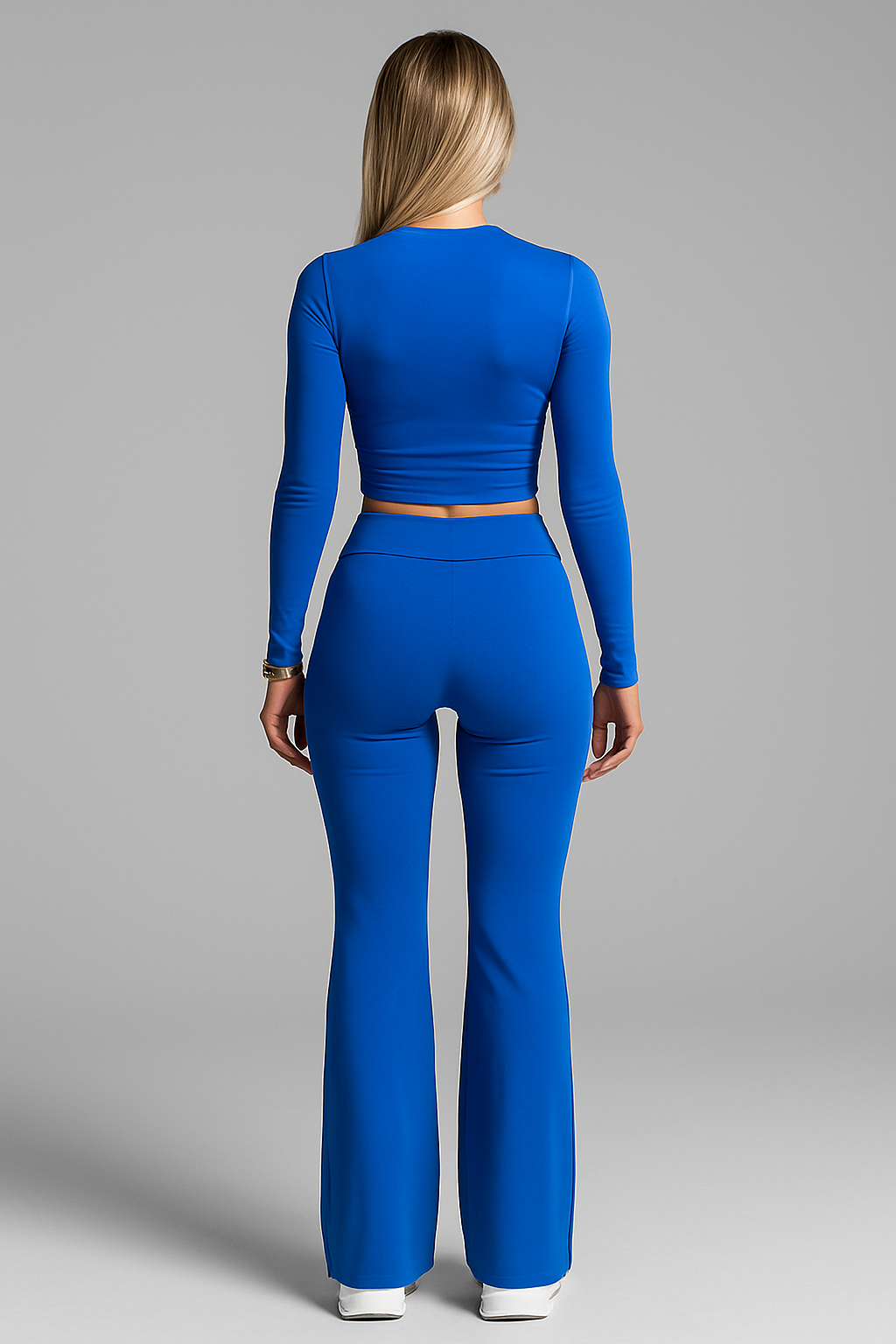 Women Two Piece Crop Top Set | High Waist