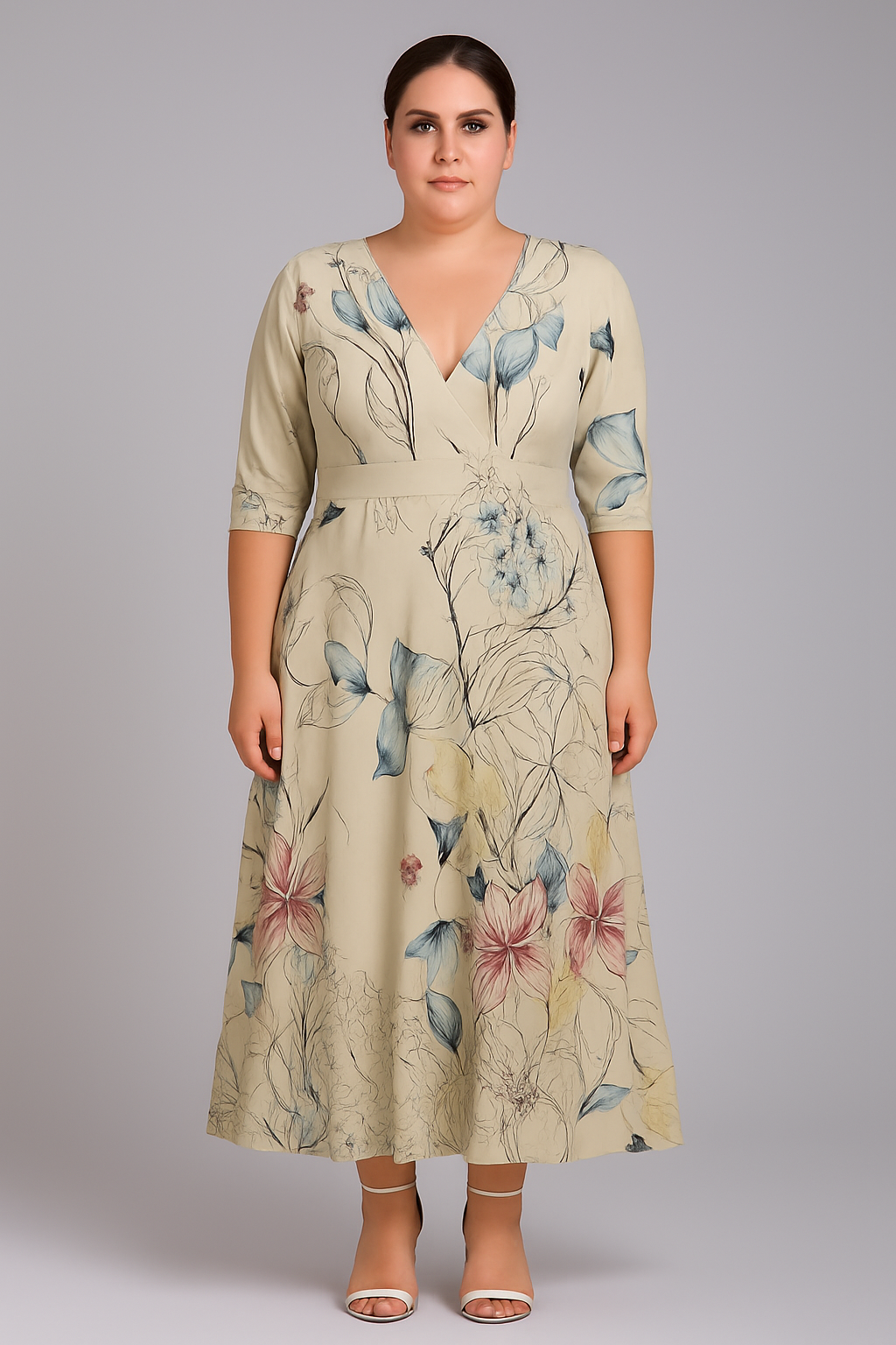 Women Contoured Dress | Knee Length