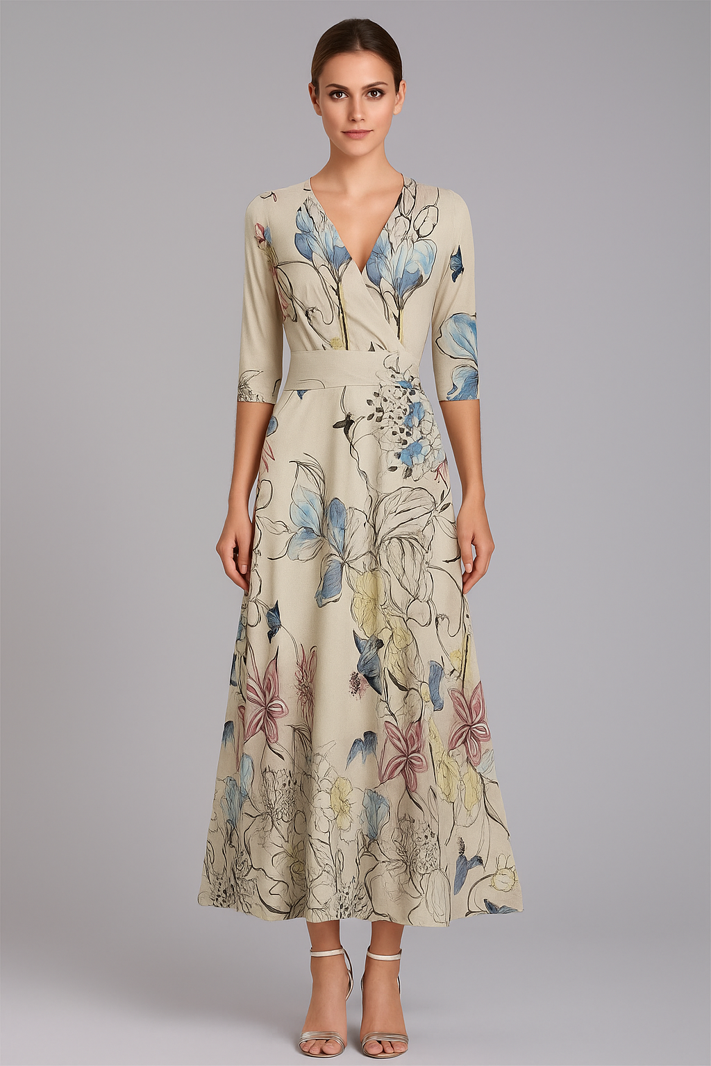 Women Contoured Dress | Knee Length