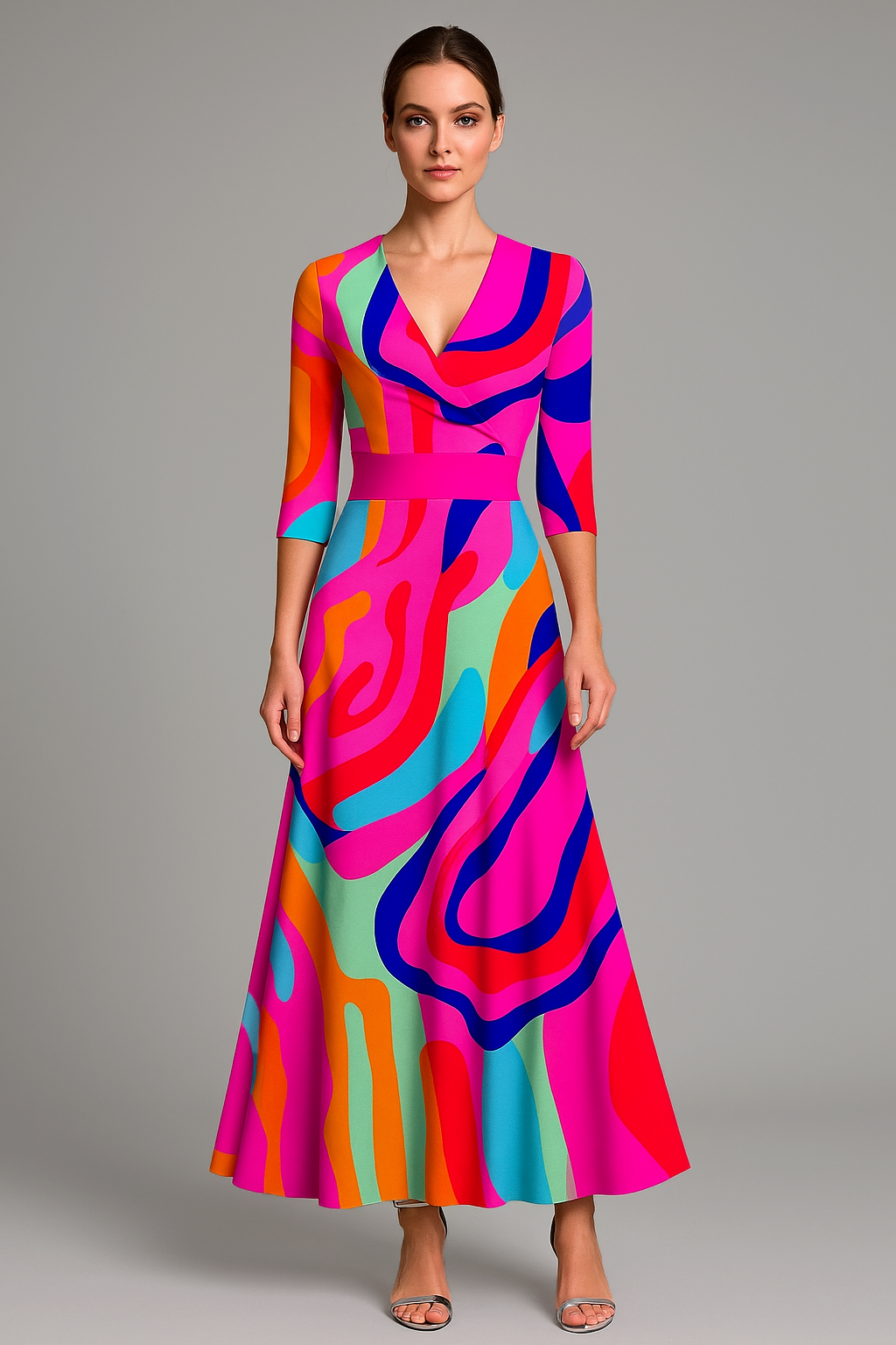 Women Contoured Dress | Knee Length
