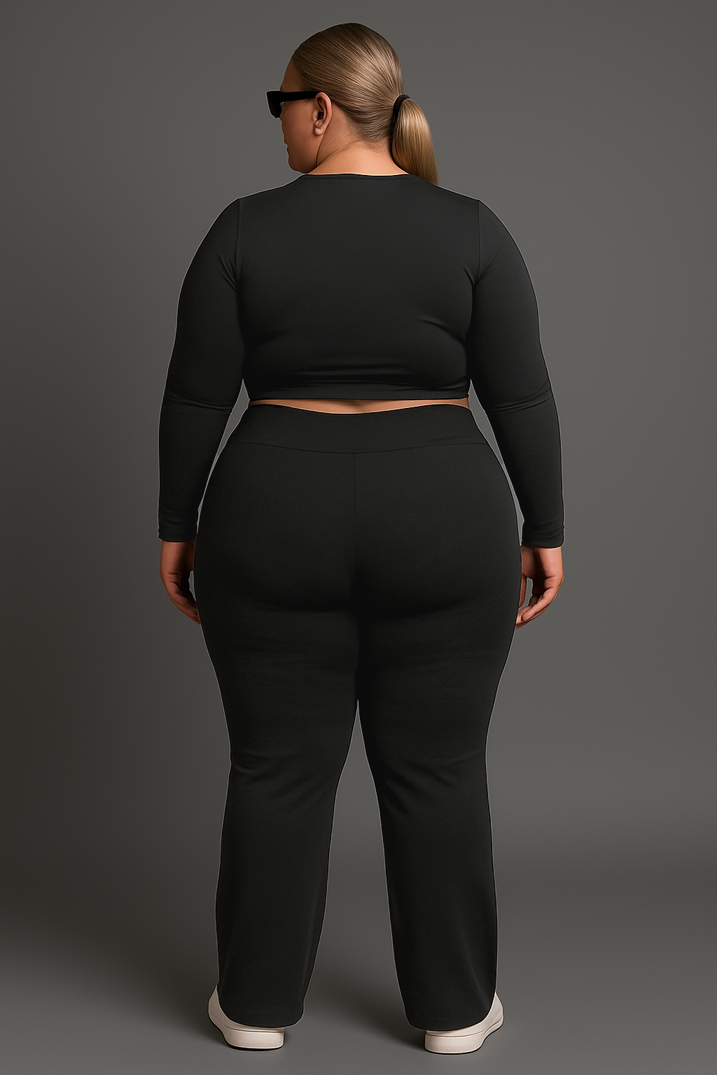 Women Two Piece Crop Top Set | High Waist