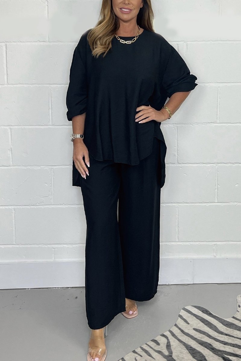 Ladies Trouser Suit | Wide Leg Trousers