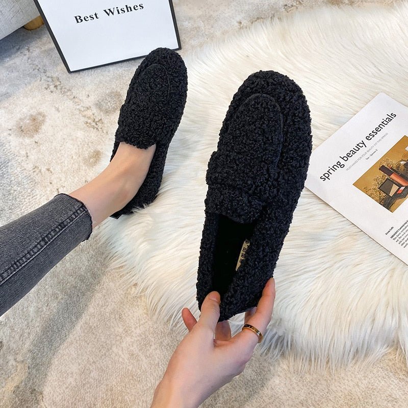 Women Slip On Loafers | Warm Lining