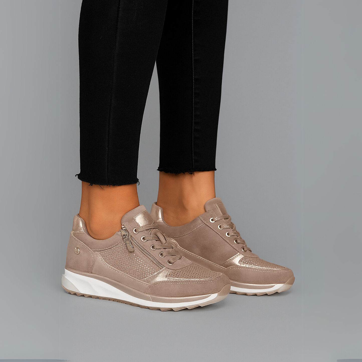 Women Platform Wedge Sneakers | Casual Comfort