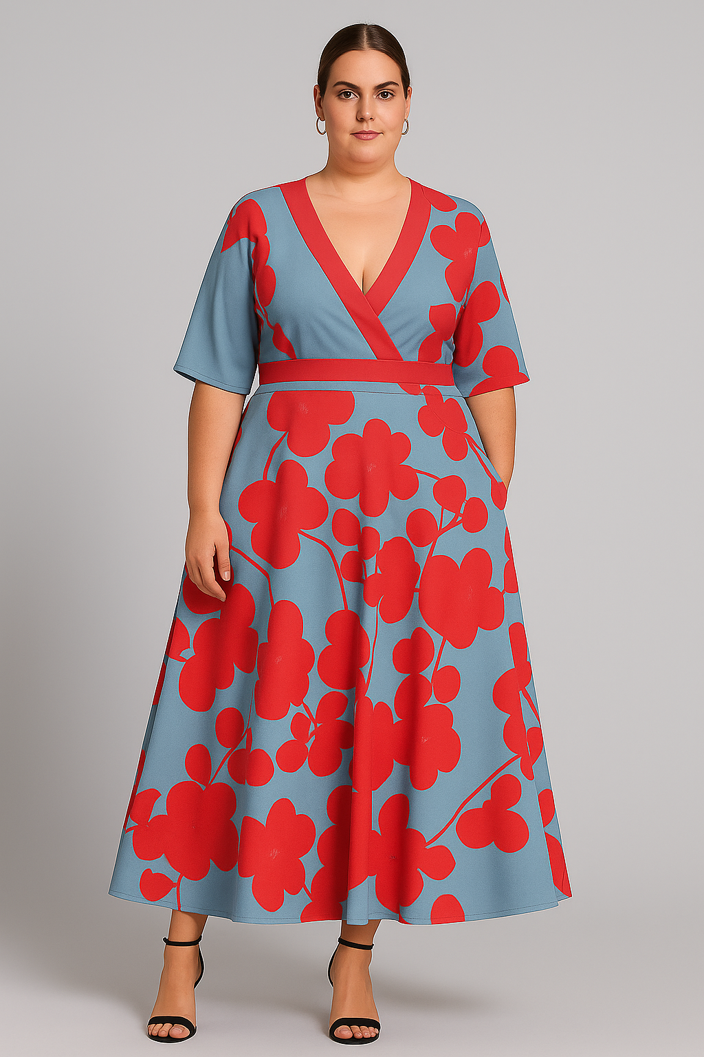 Women Contoured Dress | Knee Length