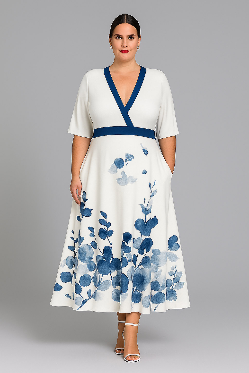 Women Contoured Dress | Knee Length