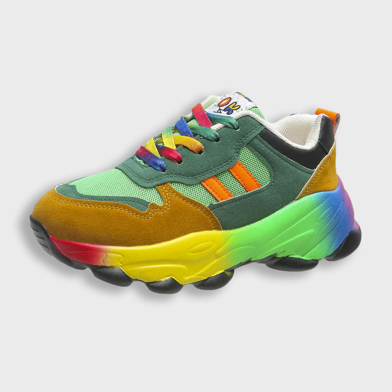 Ladies Colourful Sneakers | Cushioned Sole