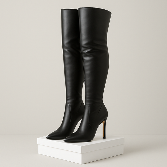 Ladies Overknee Boots | Slim Heel